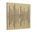Difusor Acústico Sound Wave W2 - Espessura De 36mm Com Espuma Anti-Chama (50x50cm) 
