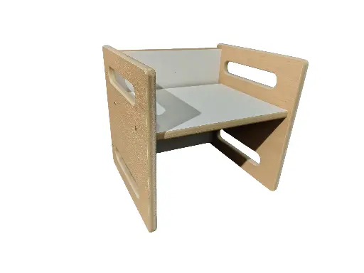 Cube Chair Domm7: Cadeira Infantil Montessori 3 em 1