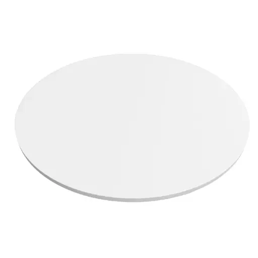 [003.23-0323] Tampo De Mesa em MDF Redondo 70cm X 18mm (Branco TX)