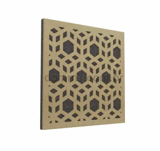 [003.23-0316] Difusor Acústico Losango L1 - Espessura 36mm com Espuma Anti-Chama (50x50cm)